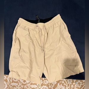 Tan lululemon bowline shorts 8 inches